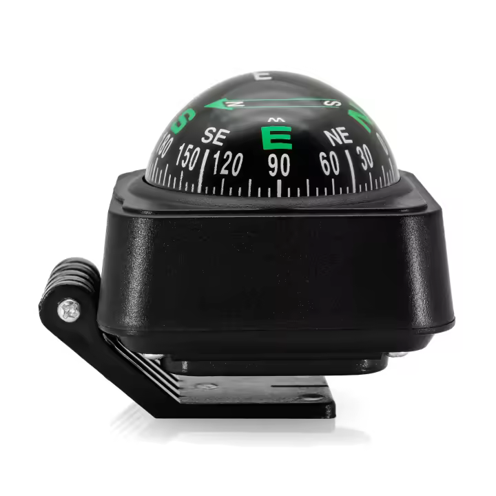 Nuevo Compás De Navegación Exterior Para Coche Barco Ciclismo Senderismo Guía De Dirección Sólido De Bola Digital - 1
