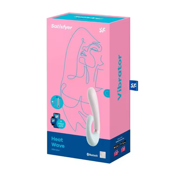 SATISFYER HEAT WAVE VIBRADOR VERDE CON APP - 1