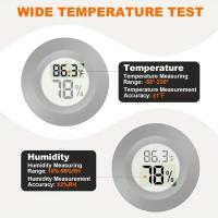 Mini Termómetro Y Higrómetro LCD Digital Para Nevera Y Congelador Rango De Temperatura -50~ +70°C Medidor De Temperatura Y Humedad Sensor Detector - details 4