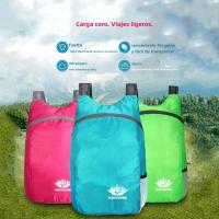 Mochila Ligera Plegable Y Plegable 15L Para Hombres Y Mujeres Bolsa De Deporte Y Viaje Mochila De Día Para Senderismo Material De Nylon - details 2