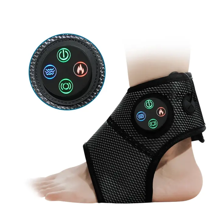 Tobillera eléctrica inteligente con calefacción, masajeador de compresión de pies, vibración, relajación, esguince de articulación Plantar, soporte para el tobillo, alivio del dolor - 1