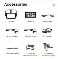 AWESAFE inalámbrico CarPlay Android Auto Radio para Suzuki SX4 S-Cross 2012 2013 2014 2015 2016 2017 coche reproductor multimedia GPS 2 din autoradio volante controles RDS Bluetooth - details 21