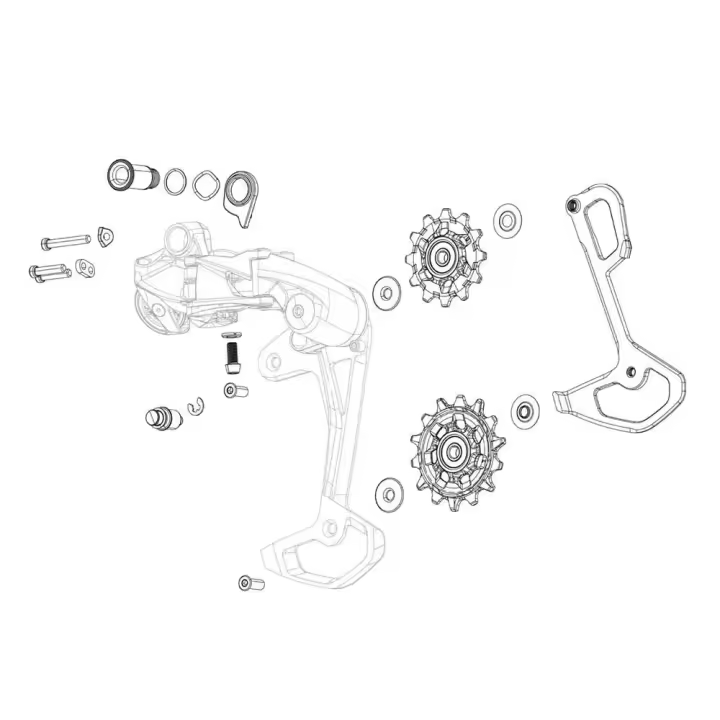 Sram Sistema De Rueda Jockey Xxsl T-type Eagle Axs - 1