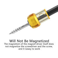 Portabits Magnético De Aleación Para Destornillador Eléctrico Anillo Magnético Fuerte Anticorrosión Doble Cabeza Desmontable Resistente a Explosiones No Slip Tamaños Variados - details 4
