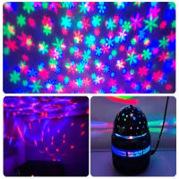 Proyector De Estrellas USB Lámpara LED Rotativa RGB Para Decoración De Habitaciones Y Regalo De Navidad Para Niños Luz Nocturna Mágica De Bola - details 14
