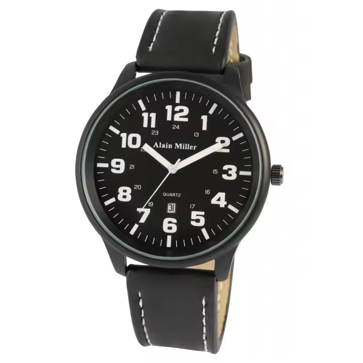 Reloj Alain Miller® Hombre com Bracelete em Pele Sintética - 0257 - 1