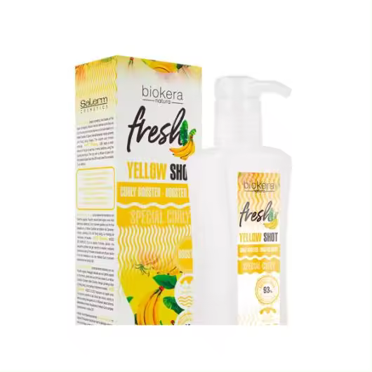 Biokera Natura Yellow Shot Curly Booster 300 ml Salerm Cosmetics - 1