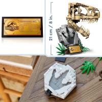 LEGO Jurassic World Fósiles de Dinosaurio: Cráneo de T. rex de Juguete  Lego 76964 - details 3