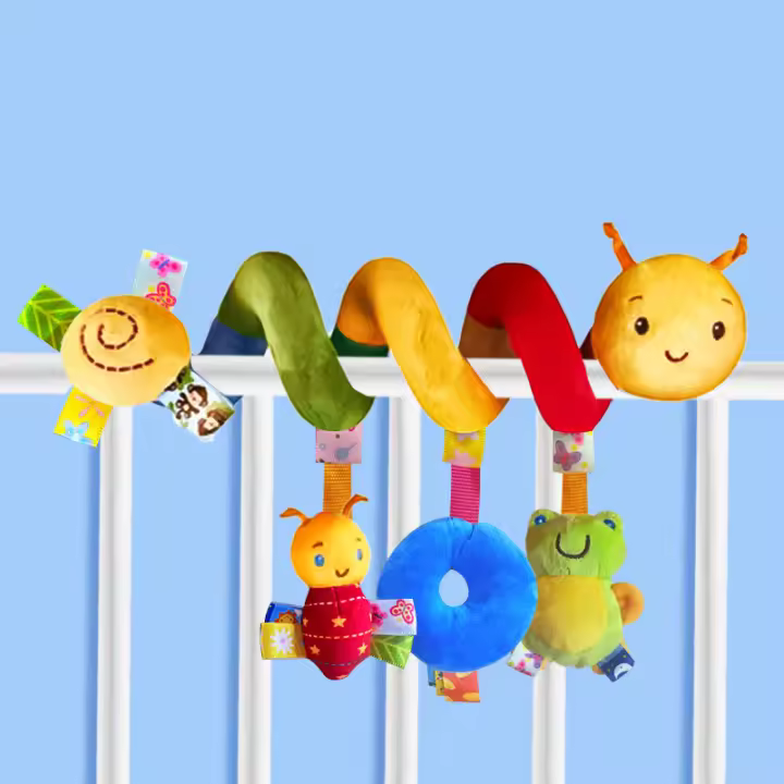 Juguete Colgante Para Coche Y Cuna De Bebé Peluche Suave Con Sonido Y Mocasines Para Recién Nacidos Regalos Para Niños De 0 a 12 Meses - 1