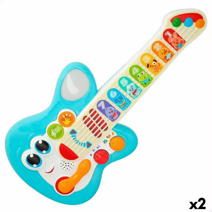 Guitarra Infantil Winfun Azul 17 x 38 x 5 cm (2 Unidades) - 1