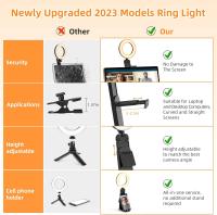 5" Desk Ring Light with Stand, LED Ring Light for Laptop Monitor, Video Conference Lighting, Zoom Meeting Light for Video Calls Selfie Makeup - details 4
