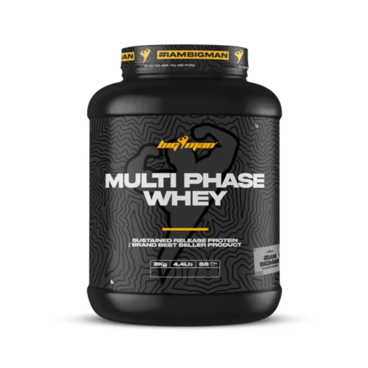 BIGMAN MULTI PHASE WHEY 2 KG (4,4 LBS) SABOR CHOCOLATE - 1