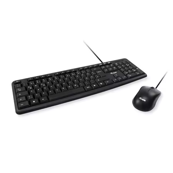 COMBO TECLADO + MOUSE USB EQUIP LIFE COLOR NEGRO - 1
