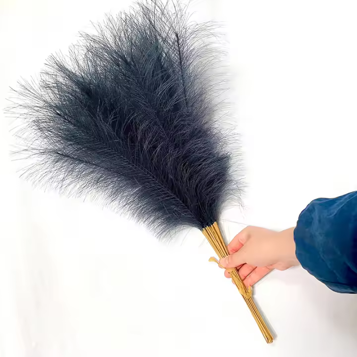 10Pcs 55cm Mini Pampas Sintética Hierba Artificial Planta Falsa Rama De Juncos Para Decoración De Hogar Sala De Estar Cocina Bodas Estilo Boho - 1