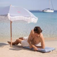 Flamingueo Tumbona Plegable Silla Playa Plegable Reclinable Tumbona Mochila Silla Plegable Ligera Respaldo Playa 5 Posiciones Beach Chair - details 9