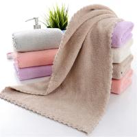 Toalla De Microfibra Absorbente Para Cabello Seco 30x60cm Doble Cara Coral Ideal Para Baño Lavar Coche Limpieza Salon Natación Camping - details 0