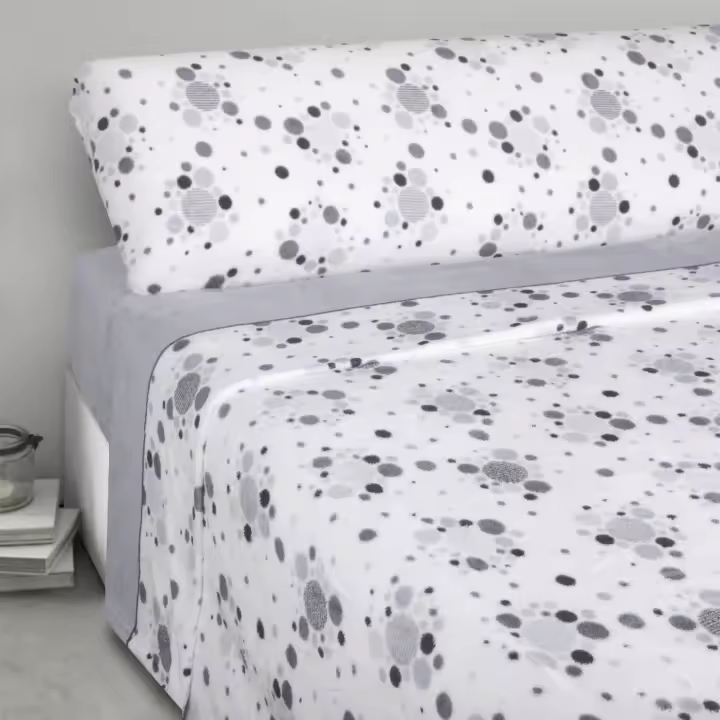 Juego de Sabanas Coralina, Térmica Aleatorio 100%Poliester Sabanas Low Cost, Modelo Aleatorio. Ropa de Cama de 3 Piezas  Envió de forma Aleatorio. Extra Suave y Térmica - 1