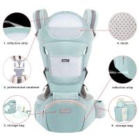 Portabebés, versátil portabebés 9 en 1 con almohadilla lumbar, mochila portabebés para niños pequeños, bebés, padres recién nacidos (7-45 libras), adecuado para todas las estaciones - details 0