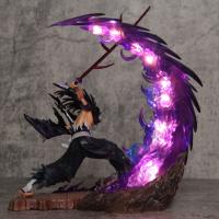 Figura De Anime Demon Slayergk 23cm Luz Destacada Tsugikuni Yoriichi Y Kokushibo Batalla Furiosa Estatua Decorativa Para Escritorio Regalo Para Fans - details 20
