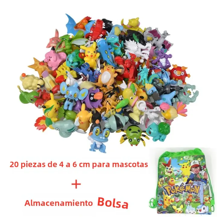 Figura De Acción Pokémon Pikachu 4-6 Cm Juguete Ornamental Colección Para Niños Regalo Tamaño Grande De 20 a 100 Piezas - 1