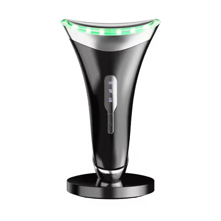 Herramienta De Masaje Facial Y Cuello Para El Hogar Tríptico Modos Instrumneto De Belleza Portátil Cuidado De La Piel Con Modo Calentamiento - 1