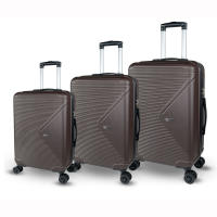 DreamTravel Juego de Maletas a Rayas (20"+24"+28") - ABS Liviano con Ruedas 360° Silenciosas, 7 Colores Vibrantes ¡Perfecto para Viajes Familiares y Aventuras! - details 2