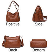 Bolso De Hombro Para Mujer De Cuero Sólido De Alta Calidad Bolso Cruzado De Lujo 2024 Bolso De Mano Casual De Diseñador Bolsos De Tope - details 11