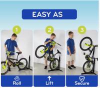 Soporte para Bicicletas, estante portátil y estacionamiento que ahorra espacio con Altura ajustable,para almacenamiento - details 2