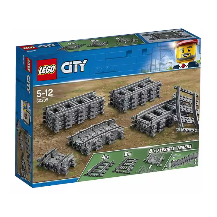 Lego City Trains Vías  60205 Lego city LEGO - 1