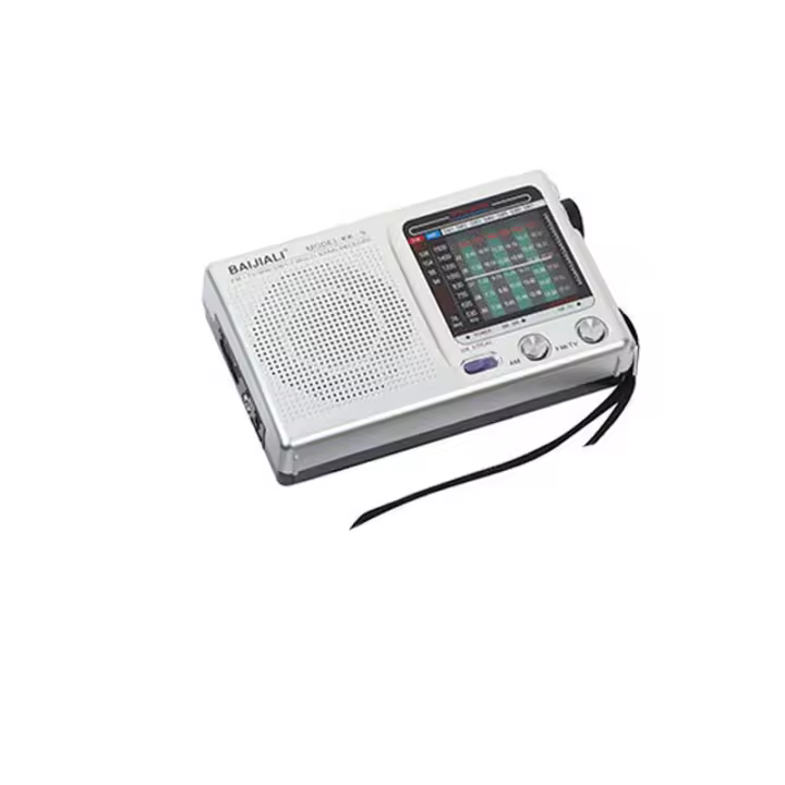 Radio AM/FM/SW portátil operado compatible con interior, exterior y Uso DE EMERGENCIA - 1