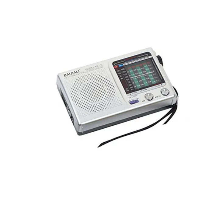 Radio AM/FM/SW portátil operado compatible con interior, exterior y Uso DE EMERGENCIA - 1