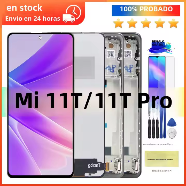Pantalla LCD De 6.76" Para Xiaomi Mi 11T pro Con Digitizador Táctil Prueba De Pantalla De Reparación Compatible Con XIAOMI - 1