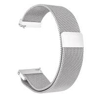 Correa De Acero Inoxidable Estilo Milanés 22mm Para Xiaomi Redmi Watch 3 Compatible Con Galaxy Watch 6 5 4 40 44mm Cierre Seguro Unisex - details 1