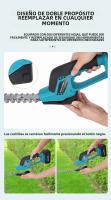 Podadora De Barril Inalámbrica Para Batería Makita 18V 2-en-1 Mini Portátil Eléctrica Para Jardín Cortacésped Y Trimmer De Arbustos - details 12