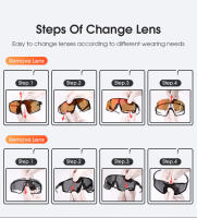 Gafas De Ciclismo Kapvoe UV400 Para Hombre Y Mujer Gafas De Sol Para Montar En Bicicleta Correr Esquiar Pesca Y Escalada - details 14
