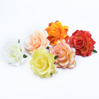 10pcs Flores Artificiales De Rosa Silken Para Boda Decoración De Casa Regalo De Navidad Scrapbook Broches Wreaths Accesorios Para Hogar - details 12