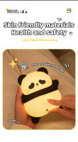 Lámpara De Noche LED Con Sensor De Toque Dibujos Animados Panda Silicona Regalo De Navidad Para Niños Decoración De Habitación Lámpara De Mesa Para La Cama - details 9