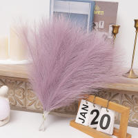 DociDaci 15pcs Flor De Pampas Artificial Para Decoración De Hogar Boda Fiesta Dormitorio Plantas Falsas Para Vaso Estilo De Hierba - details 4