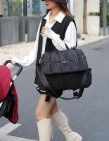 Bolsa De Diaper Para Mamá Con Gran Capacidad Viaje Nappy Barbacoa De Tela Con Estropadillo De Cambio Y Bolsa De Amamantar Conveniente Para Bebé - details 6