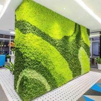 Decorativo De Moss Preservado Ligero Arte Artificial De Moss Verde Eterno Para Decoración De Paredes En Casa Y Fiestas - details 1