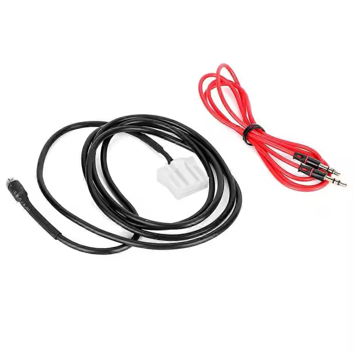 Cable adaptador auxiliar de radio de coche de 3,5 mm hembra, compatible con Mazda 3 6 (2006-2013) - 1