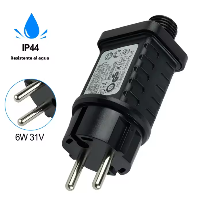 Transformador De Cadena De Luces 6W 31V LED Con Temporizador Adaptador De Energía Para Árbol De Navidad Y Lámparas Del Hogar - 1