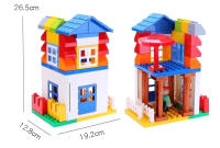 Bloques De Construcción Grandes Casa Arquitectónica Con Ventanas Muros Techo Accesorios De Escena Y Mobiliario Juguete Educativo Para Niños - details 2