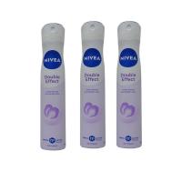 Nivea Desodorante en Spray 3 Unidades de 200 ml - Efecto Doble para Mujer, Fórmula sin Alcohol con Extracto de Papaya - details 0