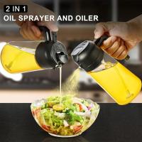 Pulverizador de Aceite de Cocina, Botella de Spray de Aceite de 470 ml, Pulverizador de Aceite 2 en 1 Que Puede Rociar y Verter Aceite, Adecuado Para Cocinar, Hornear, Barbacoa - details 6