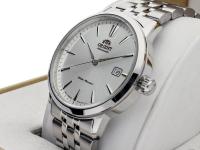Reloj automático hombre Orient Symphony RA-AC0F02S dial plata 41.6mm correa de acero 50m (admite cuerda manual) - details 2