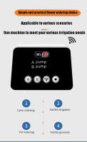 Controlador Inteligente De Riego Doble Con Válvula Ajustable Para Plantas Sistema De Rociado Automático Con Timer Móvil Kit De Riego - details 1