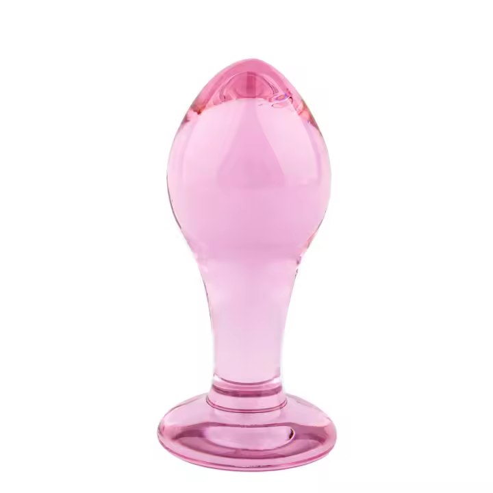 Nueva Broca De Cristal Rosa Anal Plug Estimulador Prostate Massajeador Masturbador Juguetes Sexuales Para Mujeres Hombres Gays - 1