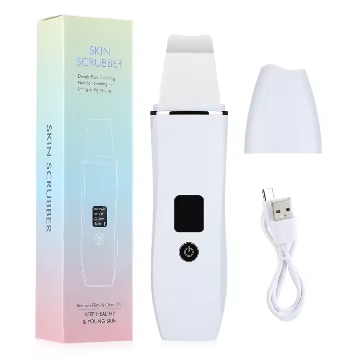 Limpiador de Piel EMS Skin Scrubber para Eliminación de Espinillas y Aceites Limpieza Profunda Levantamiento de Piel Cuidado de la Piel Firming Lifting - 1