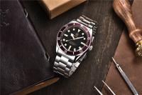 Reloj Mecánico Automático Para Hombre Benyar BB58 Resistente Al Agua Luminoso De Moda Reloj De Pulsera De Lujo Con Numeración Romana Y Seguro Plegable - details 10